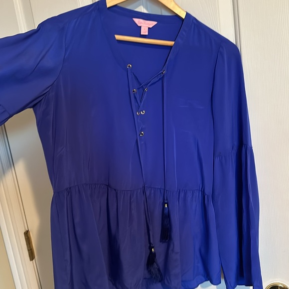 Lilly Pulitzer silk top - Picture 2 of 9